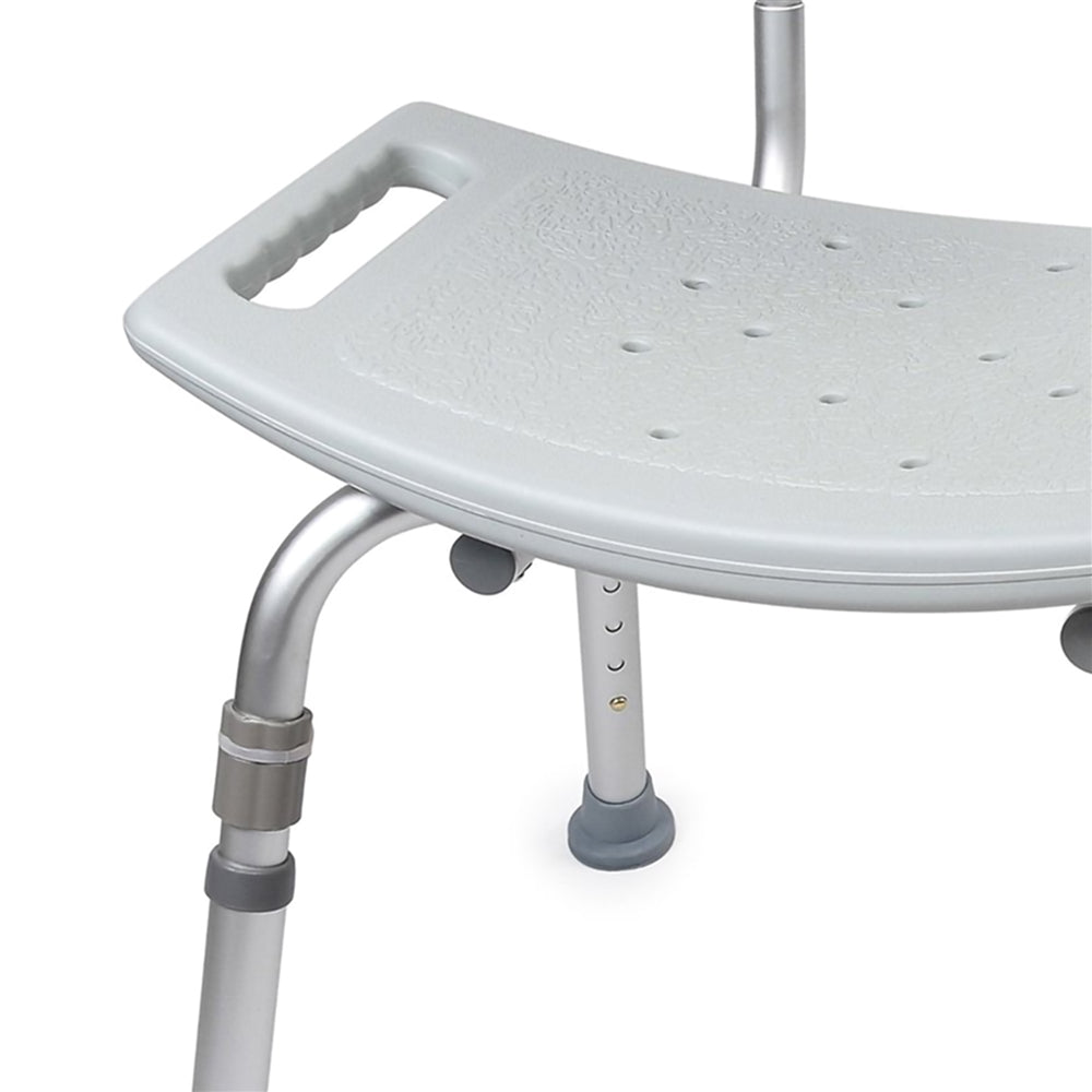 Bath Bench McKesson Aluminum Frame Removable Backrest 19-1/4 Inch Seat Width 300 lbs. Weight Capacity