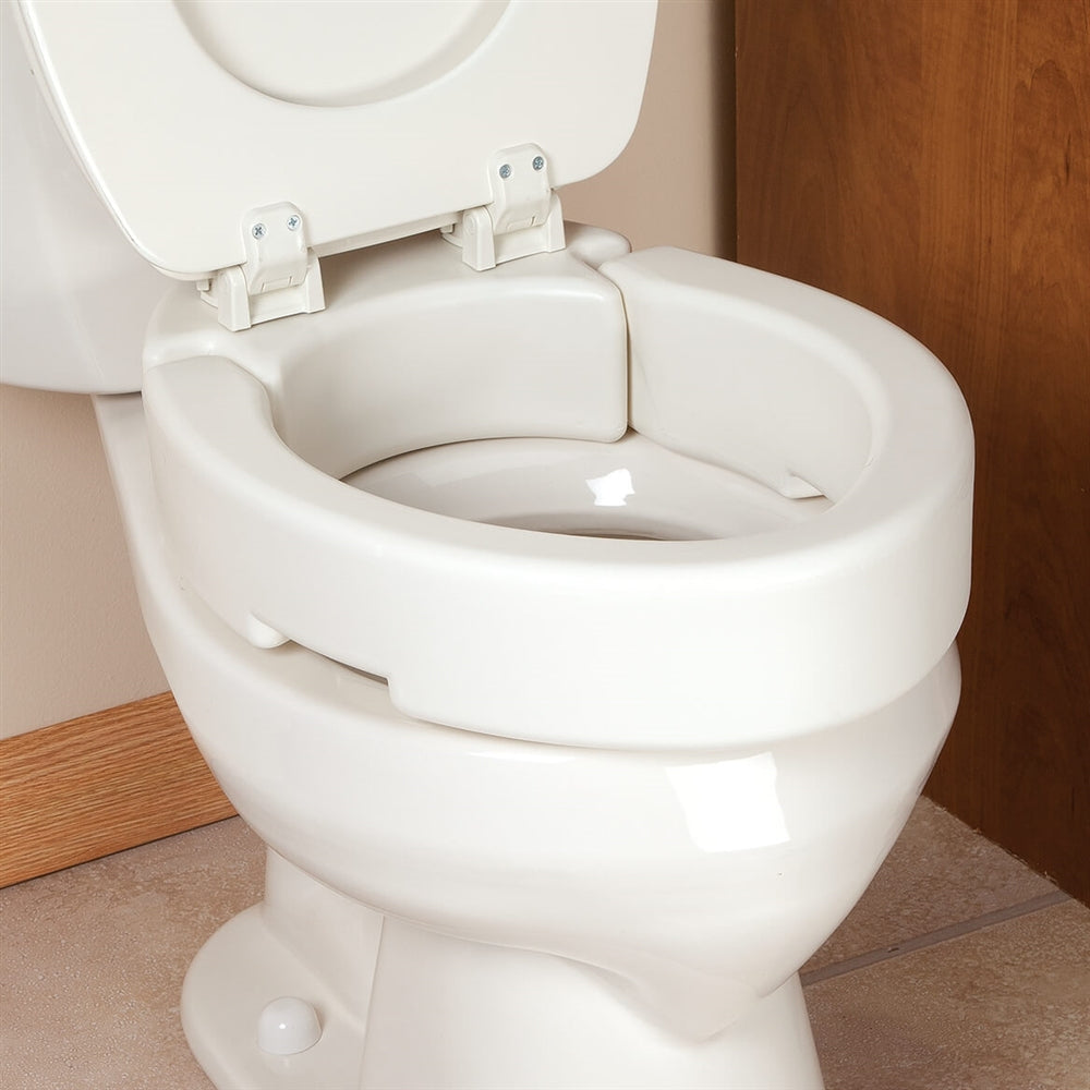 Hinged Raised Elevated Toilet Seat
