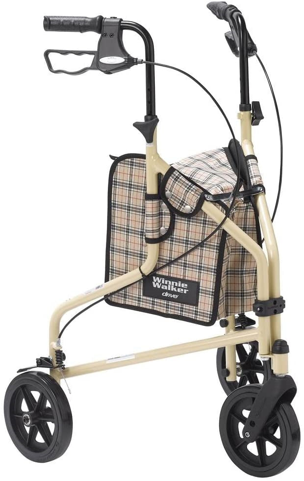 Drive Winnie Lite Supreme 3-Wheel Rollator – Lightweight Walker
