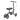 Drive Medical Economy Folding Knee Walker – Adjustable Knee Scooter for Foot & Ankle Injury Recovery