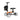 Rhythm Healthcare Knee Walker with Bag – Shock-Absorbing Knee Scooter for Foot & Ankle Injury Recovery