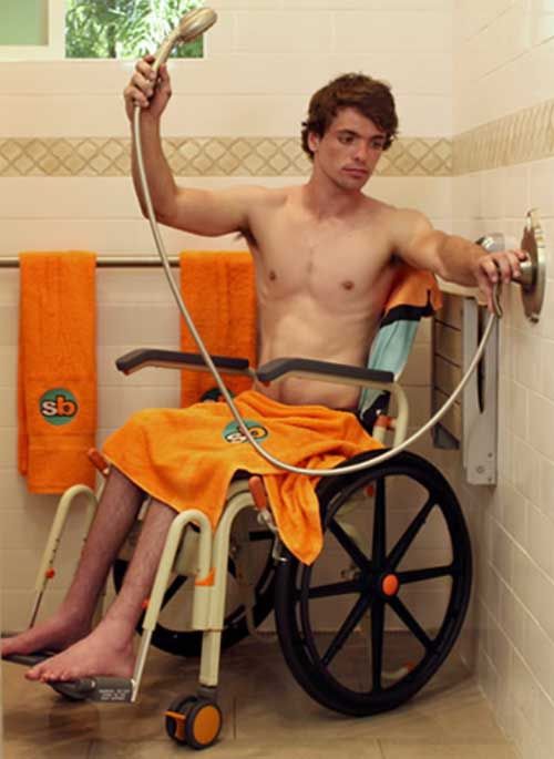 Roll-in Buddy Solo Shower Commode Chair