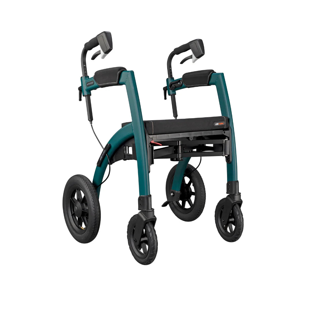 Rollz Motion Performance All-Terrain 2-In-1 Rollator Transport Chair