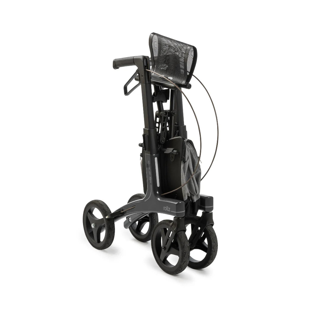 Rollz Air Lightweight Folding Carbon Rollator - Weighs 10.4 lbs