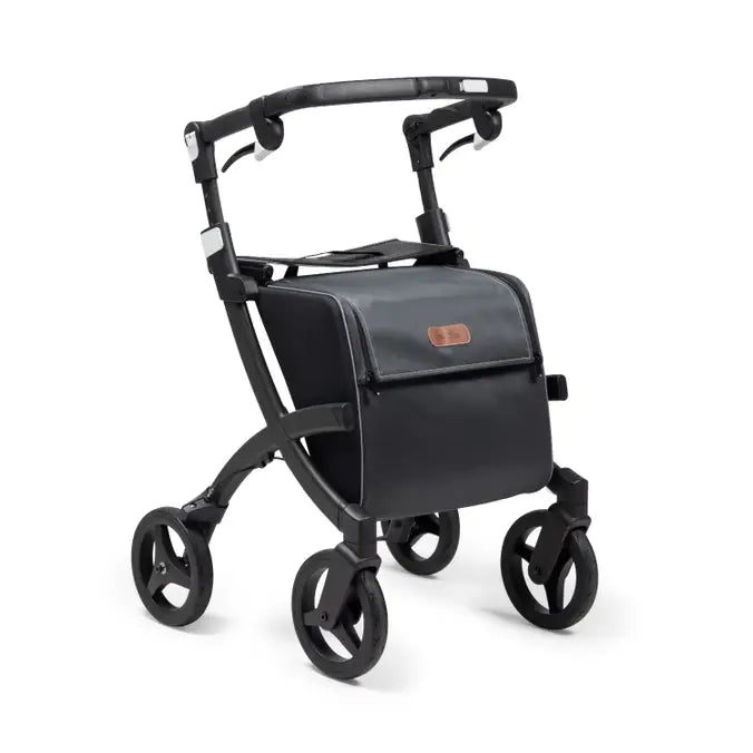 Rollz Flex 2 Lightweight Rollator – Premium Folding Rollator Walker with Seat & XL Shopping Bag