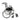 Karman S-2512 Ergo Flight Ultra Lightweight Wheelchair – Ergonomic S-Seat, 19 lb Travel Chair