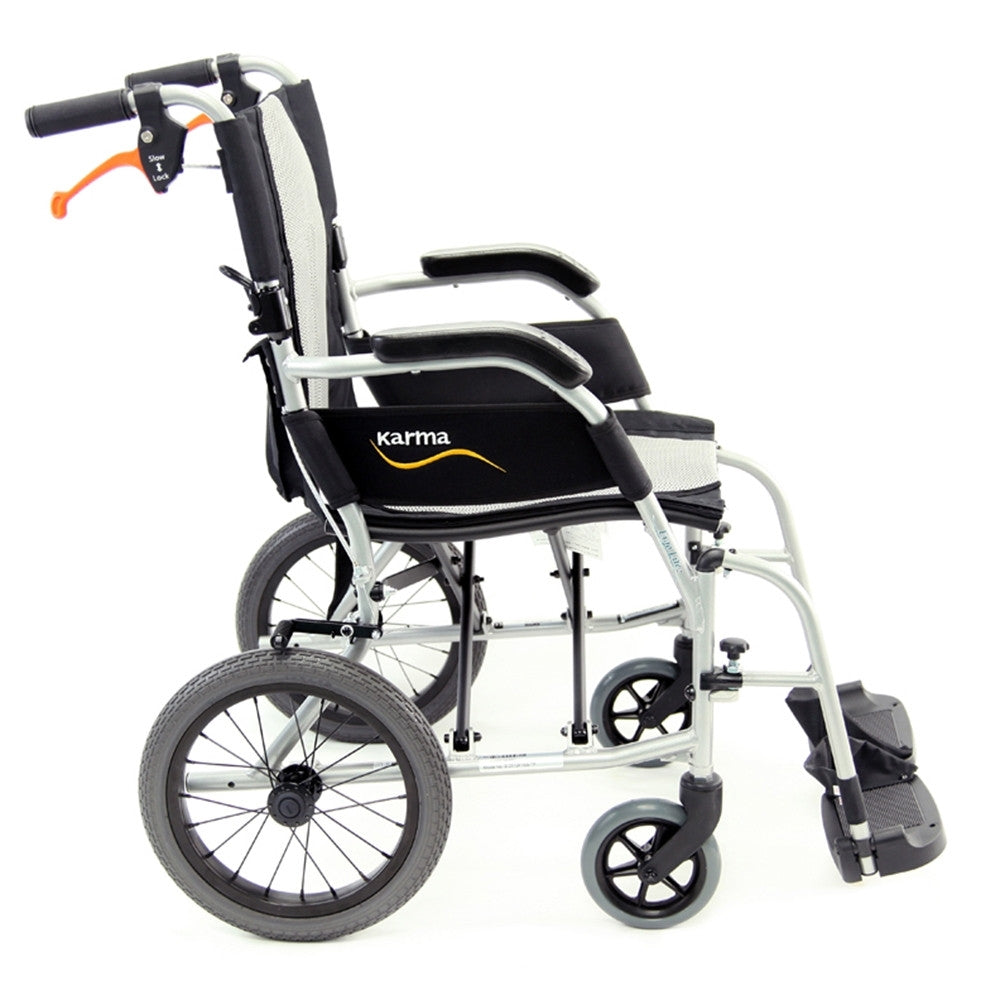 Karman Ergo Flight S-2512, Ultra Lightweight Transport Chair