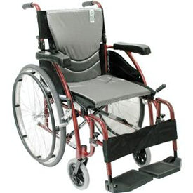 Karman S-Ergo 115 Ultra Lightweight Ergonomic Wheelchair — 25 lb aluminum frame, S-shaped seat