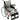 S-Ergo 115 Ultra Lightweight Ergonomic Manual Wheelchair – S-Shape Seat, 25 lb Frame