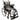 Karman S-305Q Ergonomic Lightweight Wheelchair – Folding Frame, 29 lb