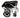Karman S-115TP Ergonomic Transport Chair – 16" / 18" / 20" Seat, 250 lb Capacity