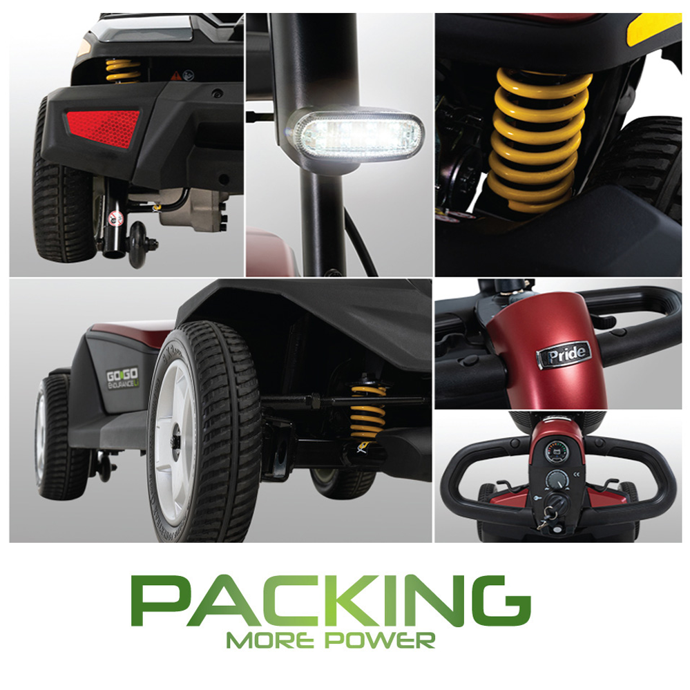 Pride Go-Go Endurance Li, Long Range Mobility Scooter
