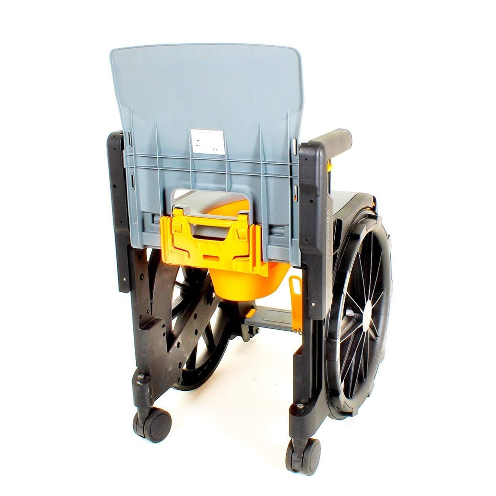 ShowerTravel Folding WheelAble Bathing Chair & Commode Chair