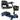 Pride Go-Go Ultra X 4-Wheel Travel Mobility Scooter – Lightweight 33 lb Heaviest Piece