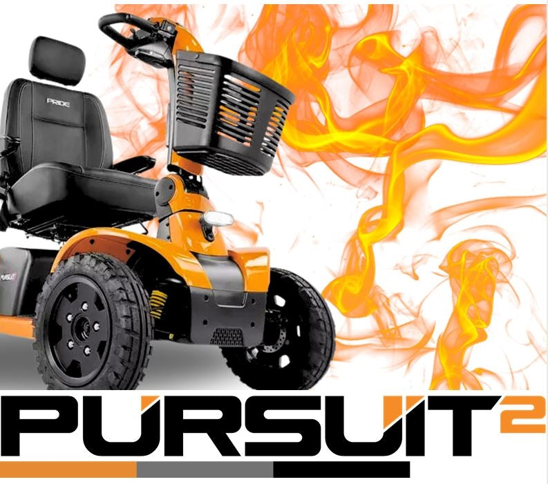 Pride Pursuit 2 Heavy Duty 4 Wheel Mobility Scooter