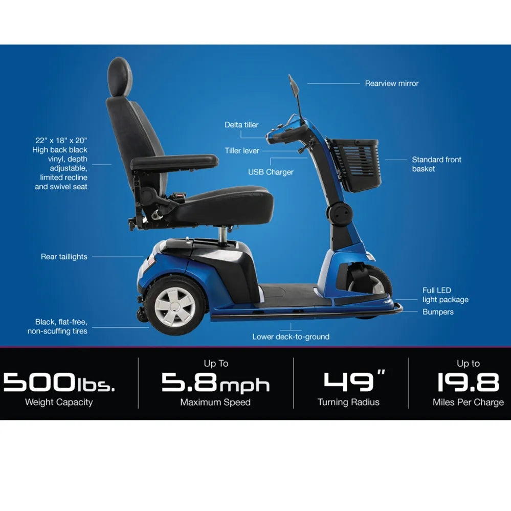 Pride Maxima Ultra Heavy Duty 4-Wheel Scooter