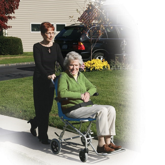 Drive Medical - Super Light, Folding Transport Chair w/Carry Bag