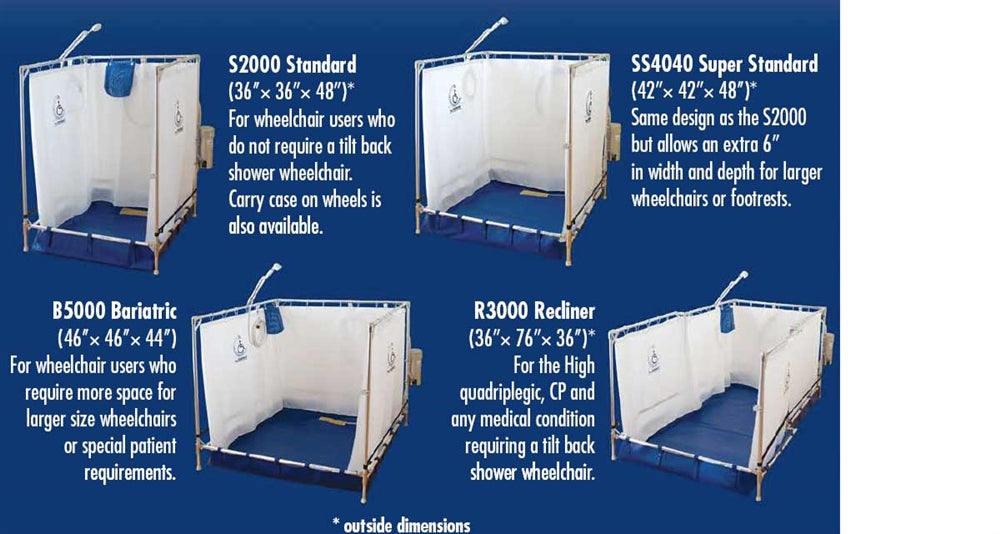 FAWSsit Portable Showers - Super Standard Model