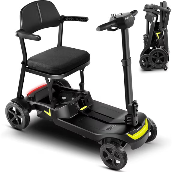 ScootNGo Lite Ultra-Light Folding Travel Mobility Scooter