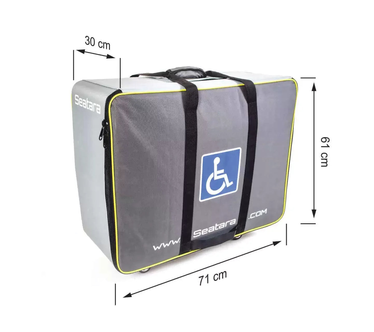 Seatara BathMobile Adjustable Shower Commode Chair
