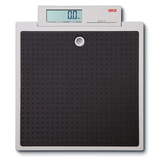 Seca 876 Portable Digital Floor Scale – 550 lb Medical Grade Mobile Scale
