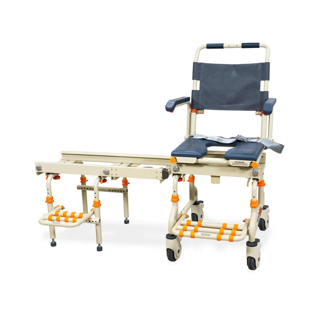 ShowerBuddy TubBuddy SB2 Bath Transfer System – Rolling Shower & Tub Transfer Chair