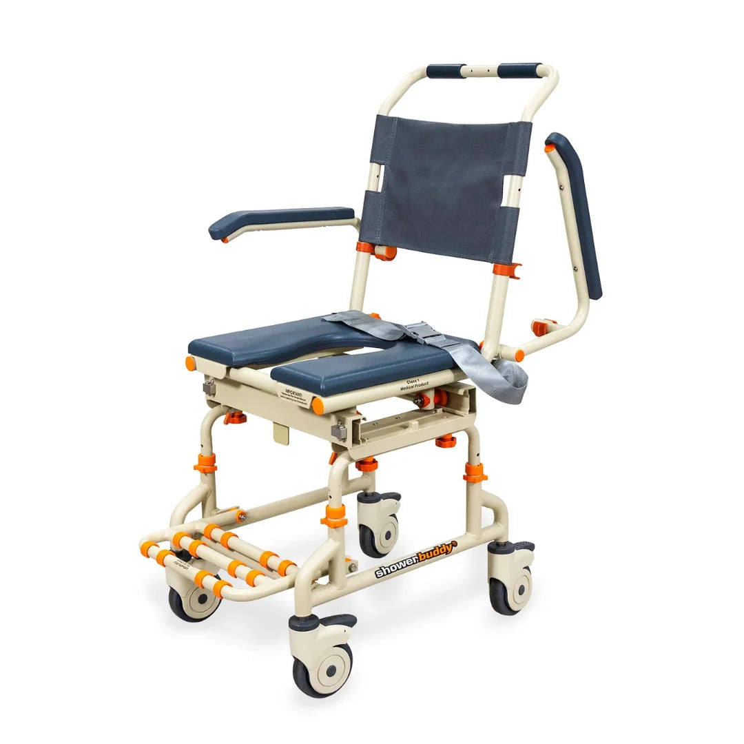 ShowerBuddy TubBuddy SB2 Bath Transfer System – Rolling Shower & Tub Transfer Chair