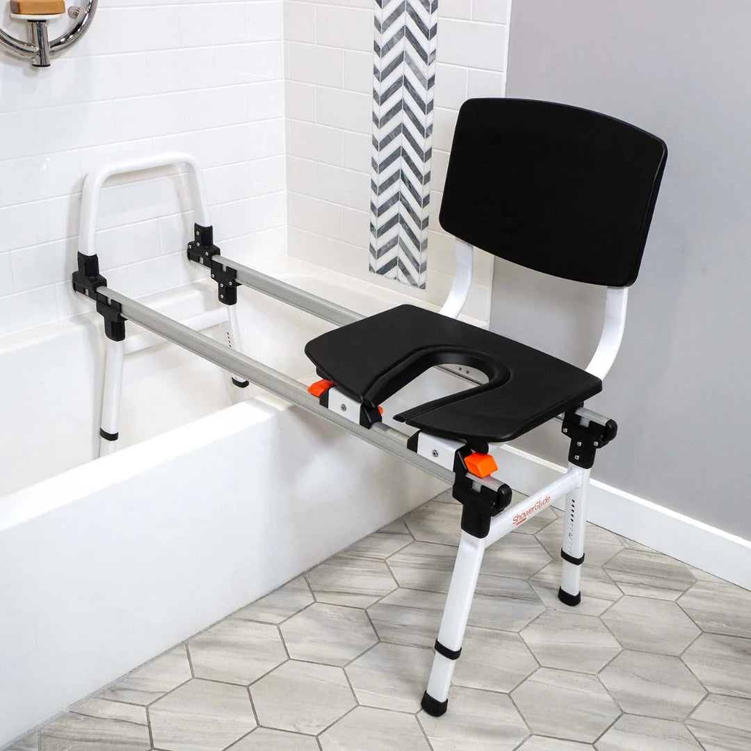 ShowerGlyde SG1 Sliding Transfer Shower Bench – Sliding Tub Transfer Bench System