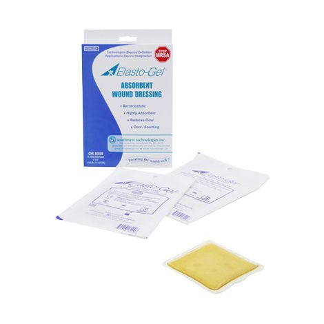 Southwest Elasto-Gel Sterile Wound Dressing Without Tape — Bacteriostatic, 3 Sizes
