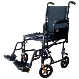Karman Healthcare T-2700 Transport Wheelchair With Removable Armrest and Footrest