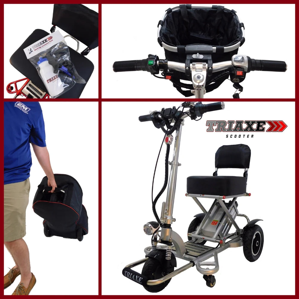 Triaxe Sport Long Distance Folding Electric Mobility Scooters