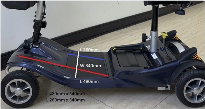 EV Rider Airline Approved Nomad Scooter with Front Basket & Full Suspension