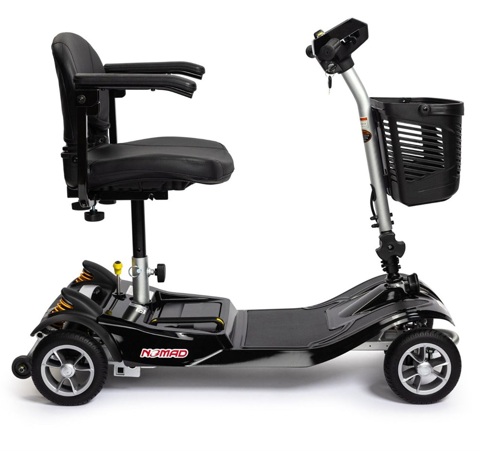 EV Rider Airline Approved Nomad Scooter with Front Basket & Full Suspension
