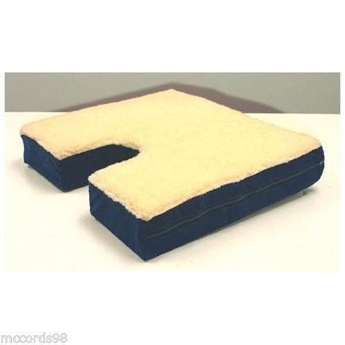 Rose Healthcare Coccyx Gel Seat Cushion with Fleece Top
