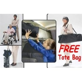 Drive Transport Travel Wheelchair With Free Tote Bag