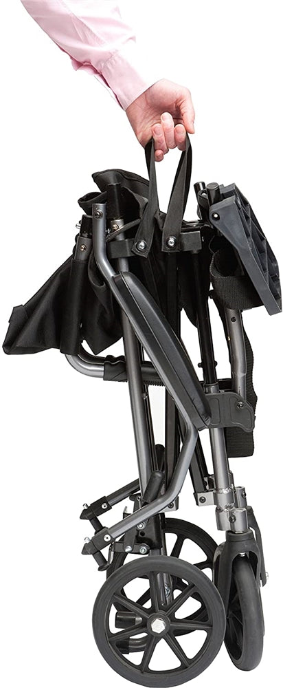 Drive Transport Travel Wheelchair With Free Tote Bag