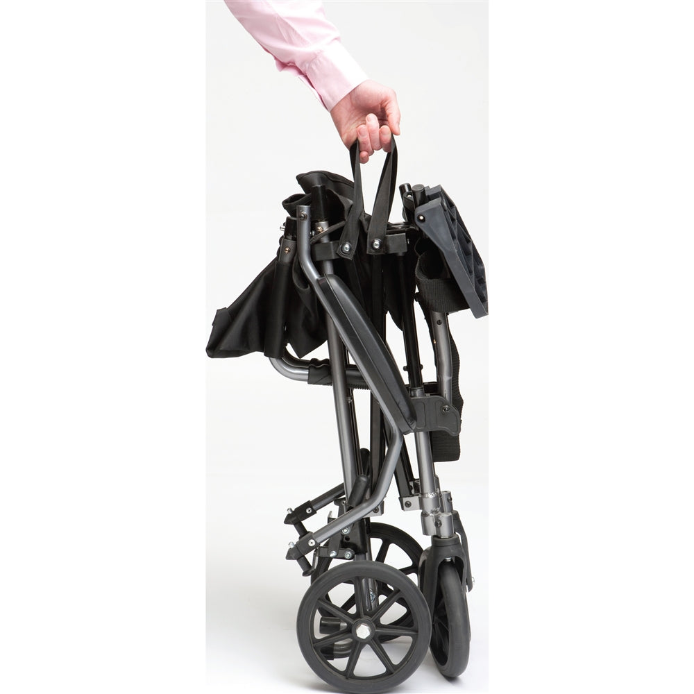 Drive TC005GY Travelite Transport Chair, with Carry Bag