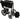 ProBasics Foldable Aluminum Transport Wheelchair With 19 Inch Seat