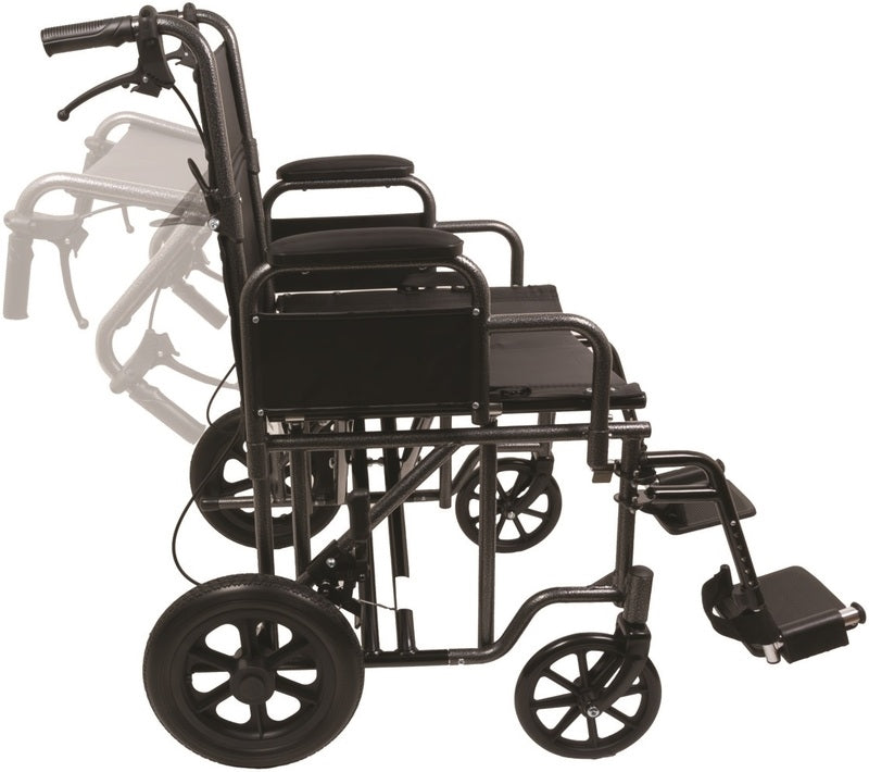 ProBasics Heavy-Duty Transport Wheelchair