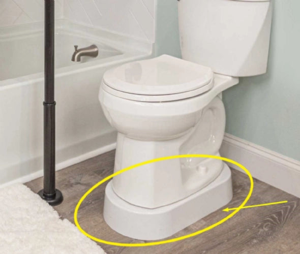 Toilevator Toilet Base Riser — Standard (TV300) and Grande (TVG350)