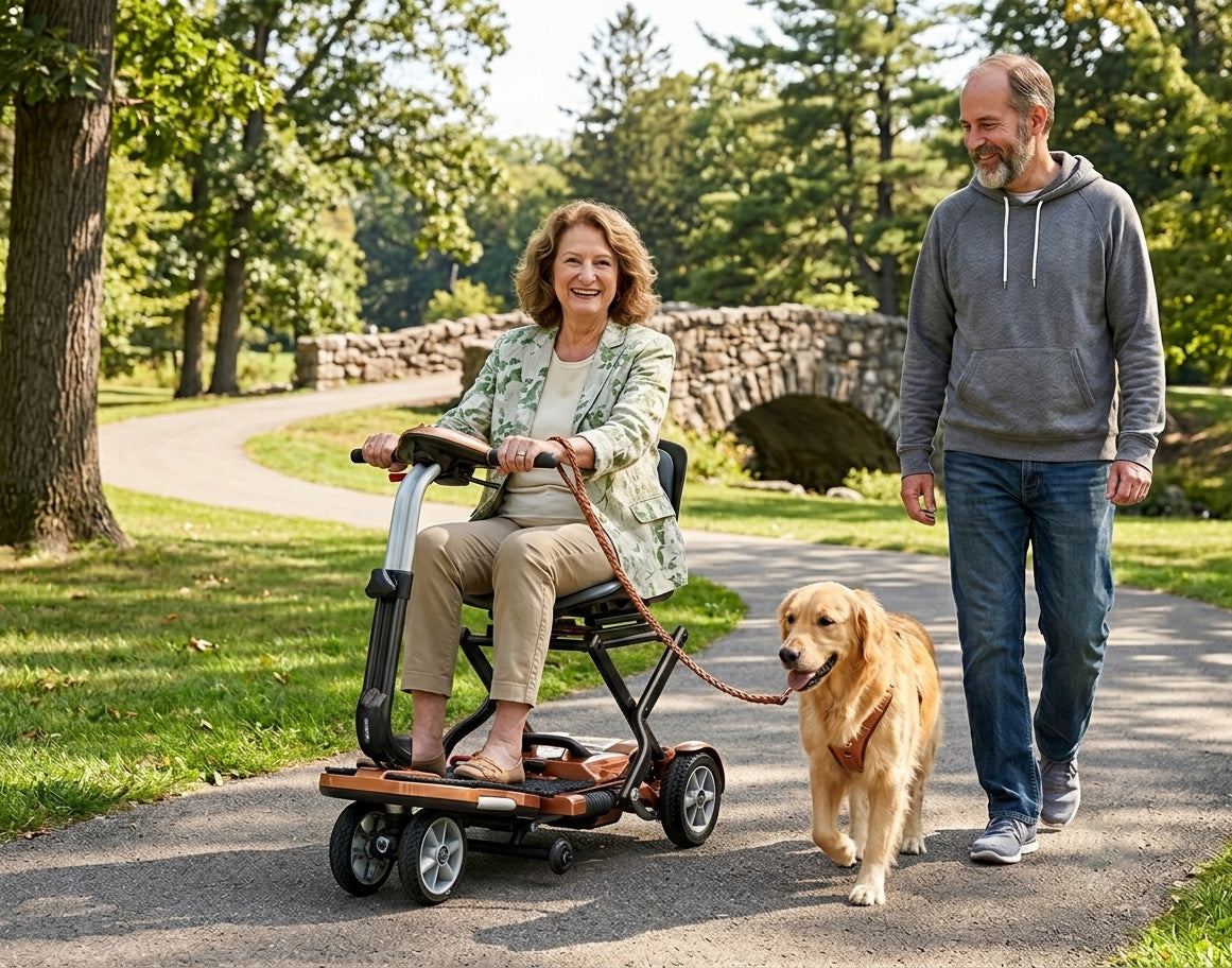 EV Rider Transport Plus Folding Lightweight Travel Scooter S19