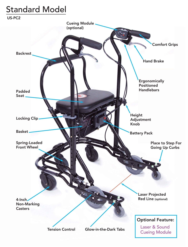 In-Step Mobility U-Step 2 Foldable Walking Stabilizer
