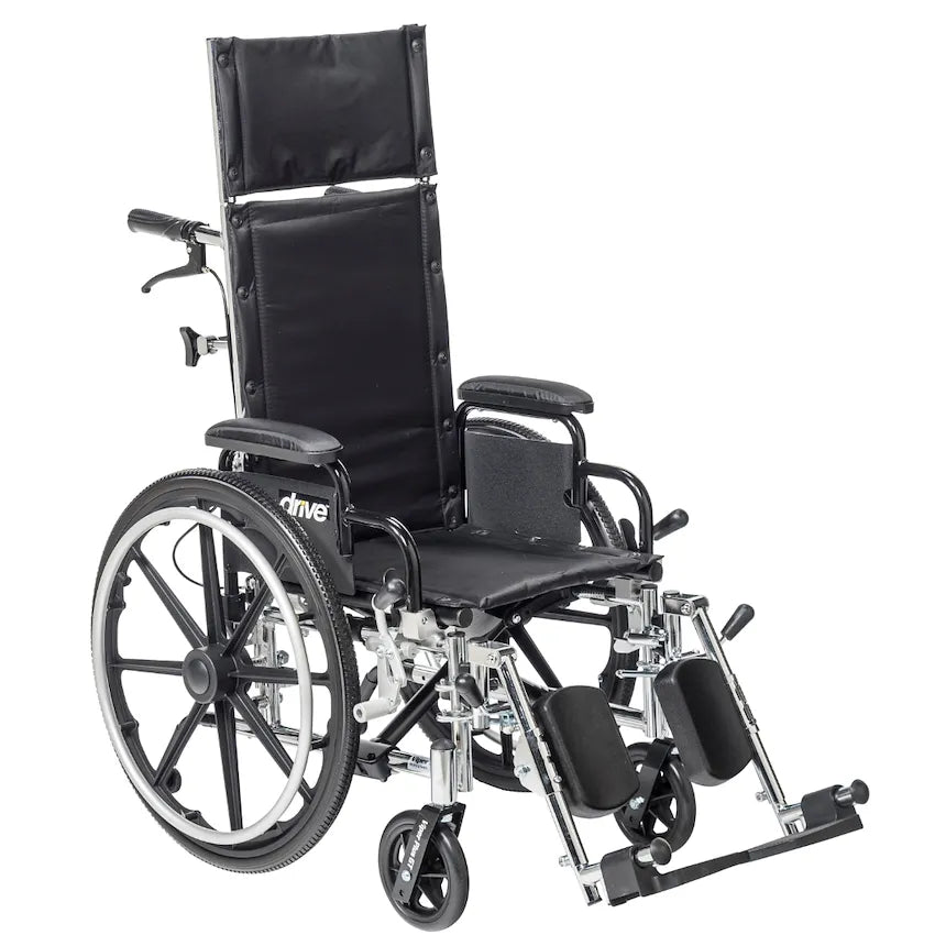 Drive Viper Plus GT Reclining Wheelchair – Elevating Legrests