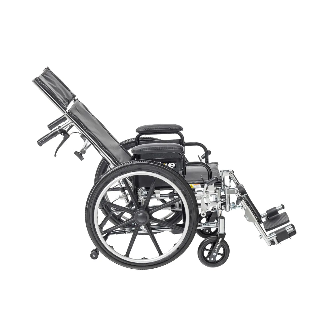 Drive Viper Plus GT Reclining Wheelchair – Elevating Legrests