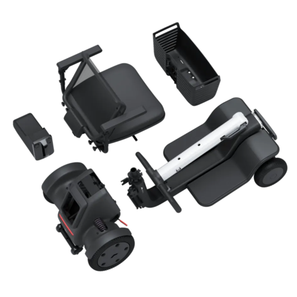 WHILL Model R 4-Wheel Mobility Scooter – Portable Urban Travel Scooter (325 lb Capacity)