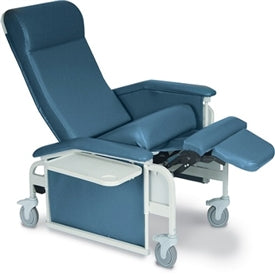 Winco 6550 Carecliner Drop Arm Chair With Nylon Casters*