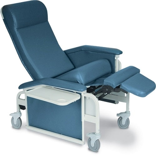 Winco 6550 Carecliner Drop Arm Chair With Nylon Casters*