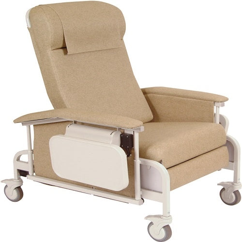 Winco 6550 Carecliner Drop Arm Chair With Nylon Casters*