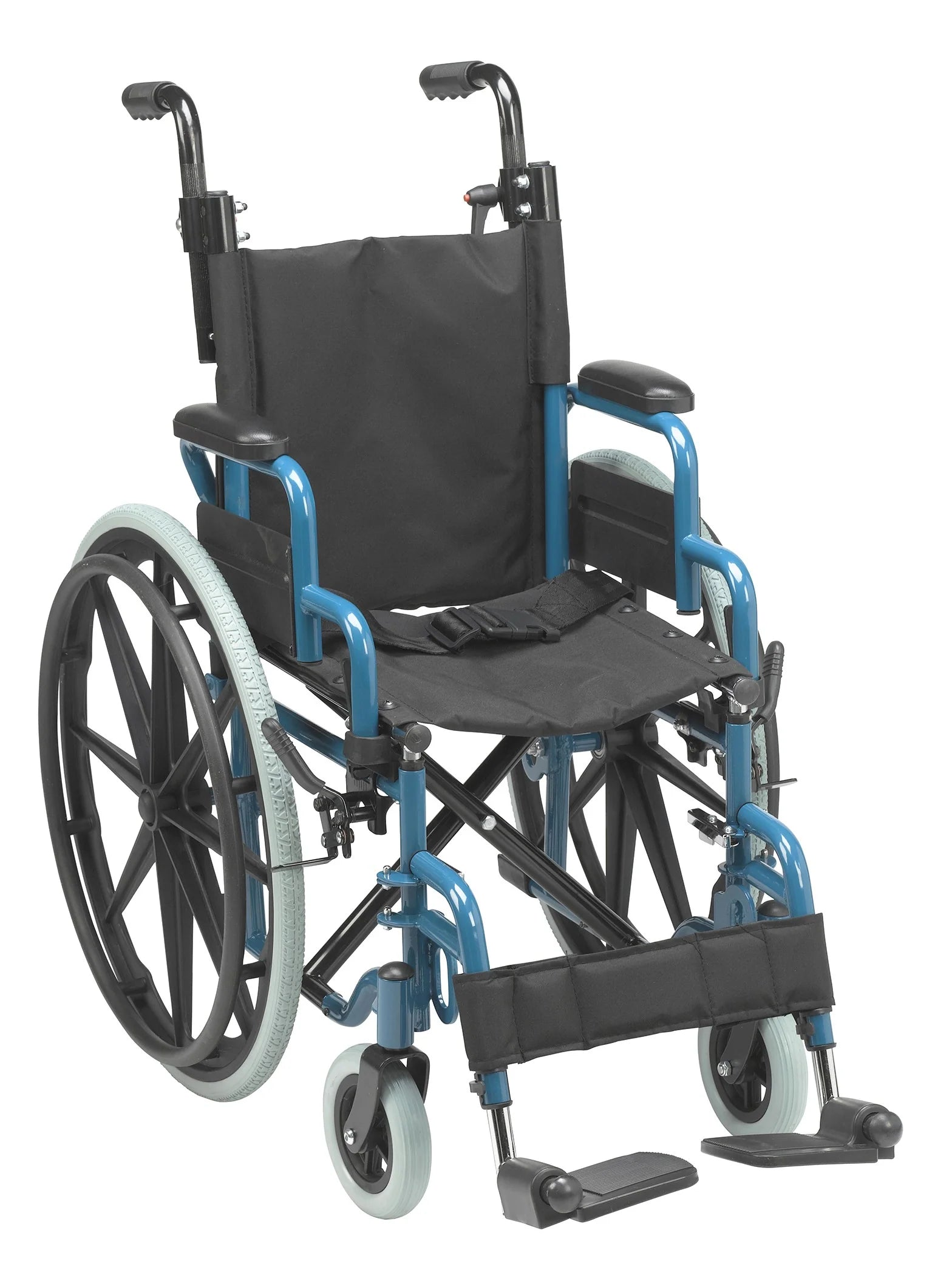 Wallaby Pediatric Folding Wheelchair – 12" or 14" Seat