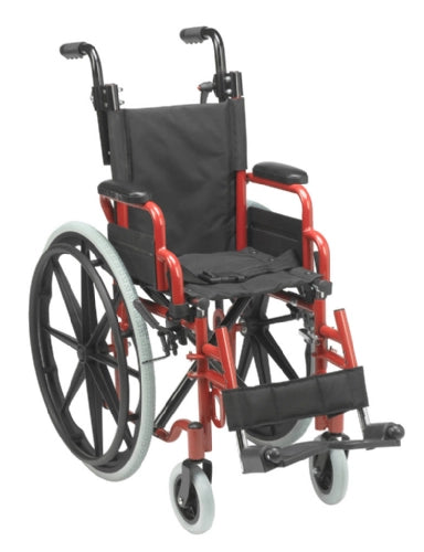 Wallaby Pediatric Folding Wheelchair – 12" or 14" Seat